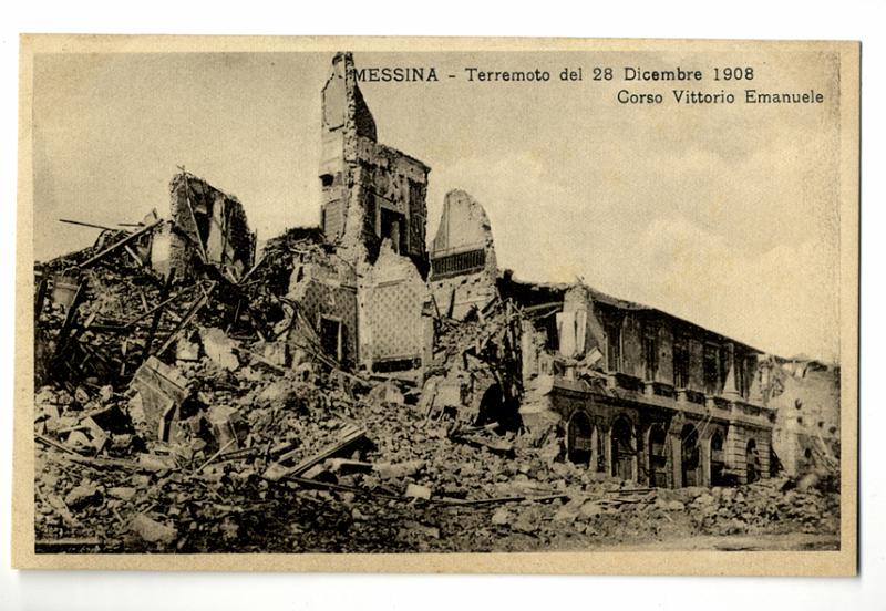 A3P10-c_1.jpg - Messina - Terremoto del 28 Dicembre 1908. Corso Vittorio Emanuele