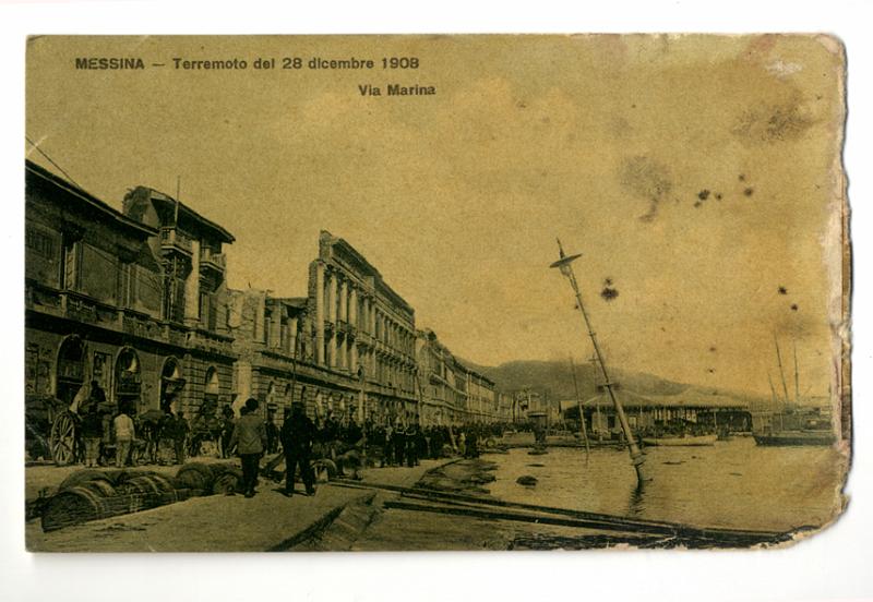 A3P12-a.jpg - Messina - Terremoto del 28 dicembre 1908. Via Marina