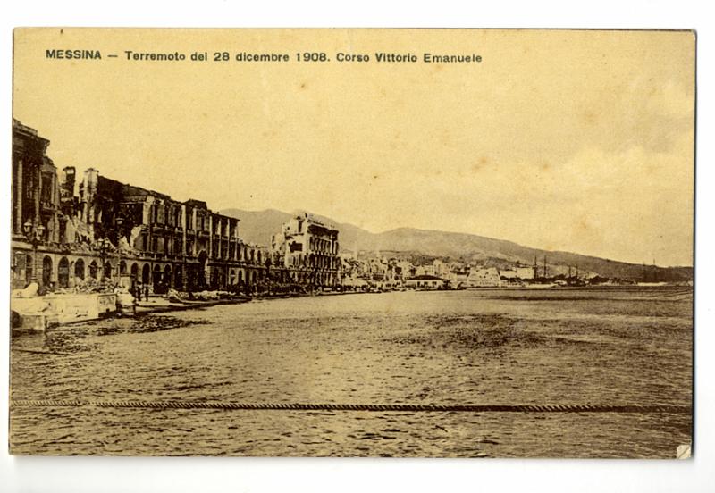 A3P13-b.jpg - Messina - Terremoto del 28 dicembre 1908. Corso Vittorio Emanuele