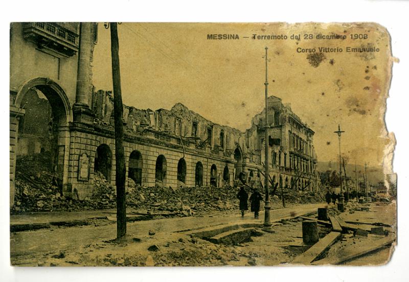 A3P13-d.jpg - Messina - Terremoto del 28 dicembre 1908. Corso Vittorio Emanuele