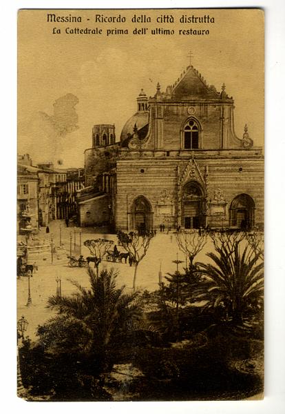 A3P17-a_1.jpg - Messina - Ricordo della città distrutta - La Cattedrale prima dell'ultimo restauro