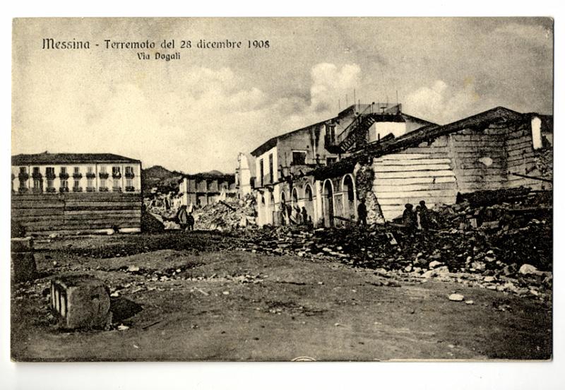A3P32-e_1.jpg - Messina - Terremoto del 28 dicembre 1908. Via Dogali