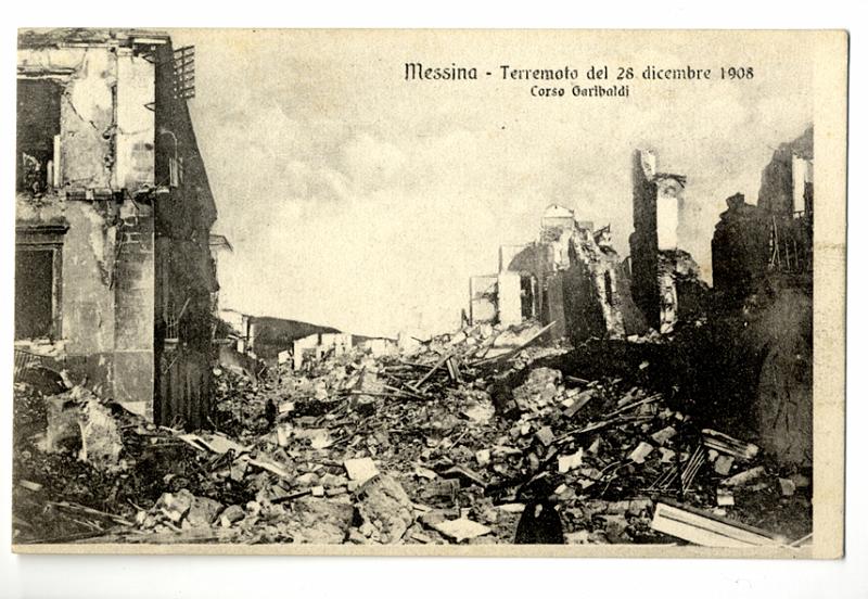 A3P33-c_1.jpg - Messina - Terremoto del 28 dicembre 1908. Corso Garibaldi