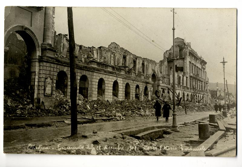 A3P39-c_1.jpg - Messina - Terremoto del 28 dicembre 1908. Corso Vittorio Emanuele