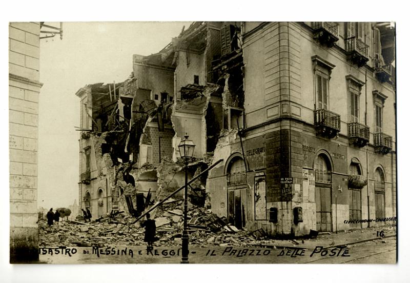 A3P42-c_1.jpg - Disastro di Messina e Reggio - Il Palazzo Delle Poste