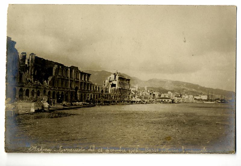 A3P45-e_1.jpg - Messina - Terremoto del 28 dicembre 1908. Corso Vittorio Emanuele