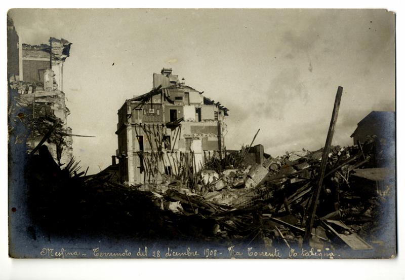 A3P46-c_1.jpg - Messina - Terremoto del 28 dicembre 1908. Via Torrente Portalegna