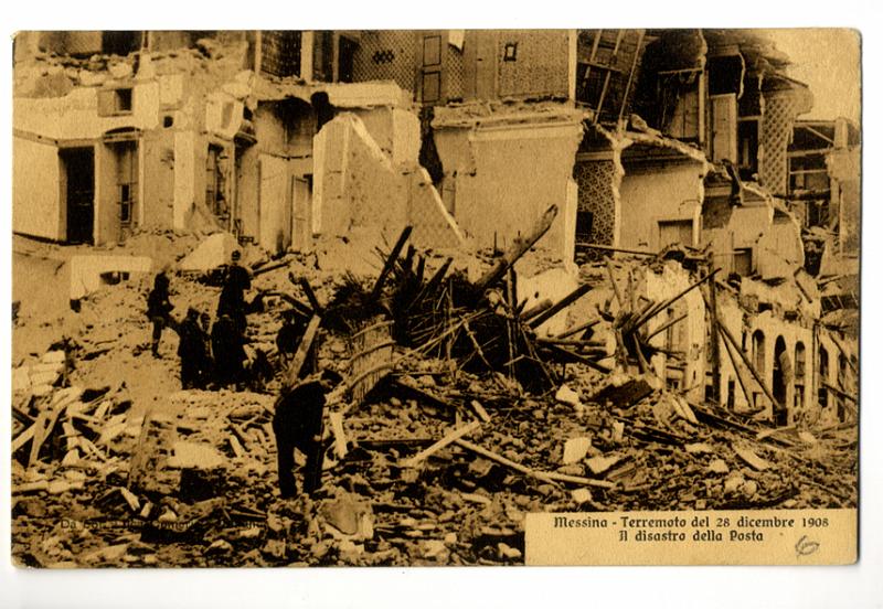 A3P46-e_1.jpg - Messina - Terremoto del 28 dicembre 1908. Il disastro della Posta