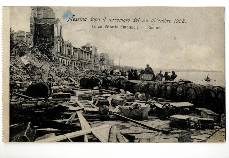 A3P47-c_1.jpg - Messina dopo il terremoto del 28 dicembre 1908. Corso Vittorio Emanuele - Rovine