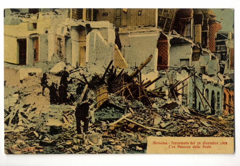 A3P48-c_1.jpg - Messina - Terremoto del 28 dicembre 1908. L'ex Palazzo delle Poste