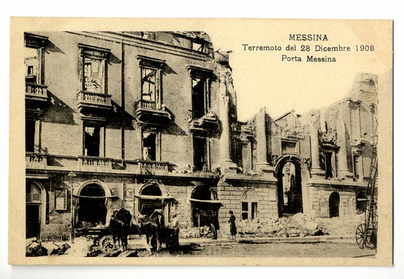 A3P9-f_1.jpg - Messina - Terremoto del 28 Dicembre 1908. Porta Messina