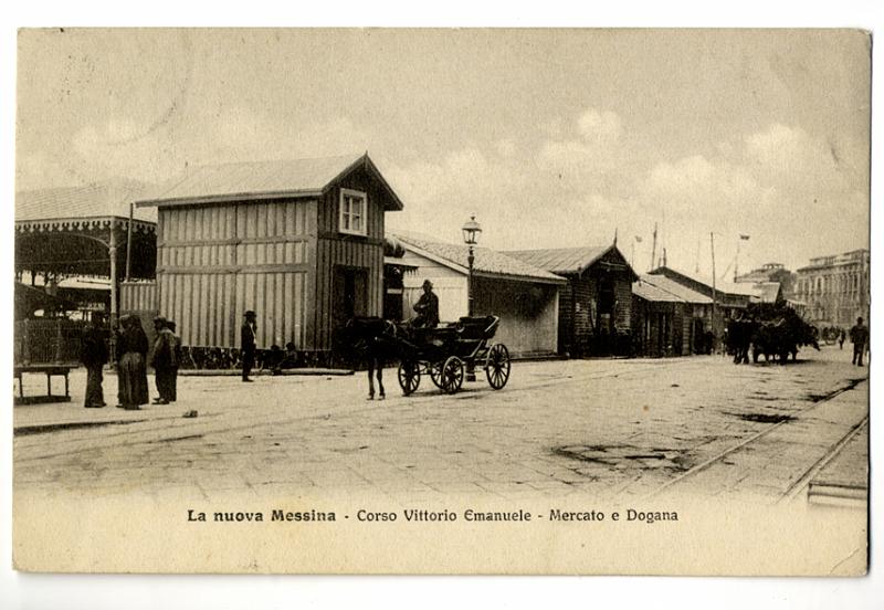A3P54-b_1.jpg - La nuova Messina - Corso Vittorio Emanuele - Mercato e Dogana