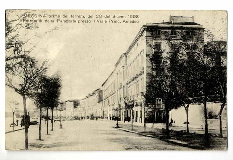 A3P2-e_1.jpg - Messina prima del terrem. del 28 del dicembre 1908. Estremità della Palazzata presso il Viale Princ. Amedeo