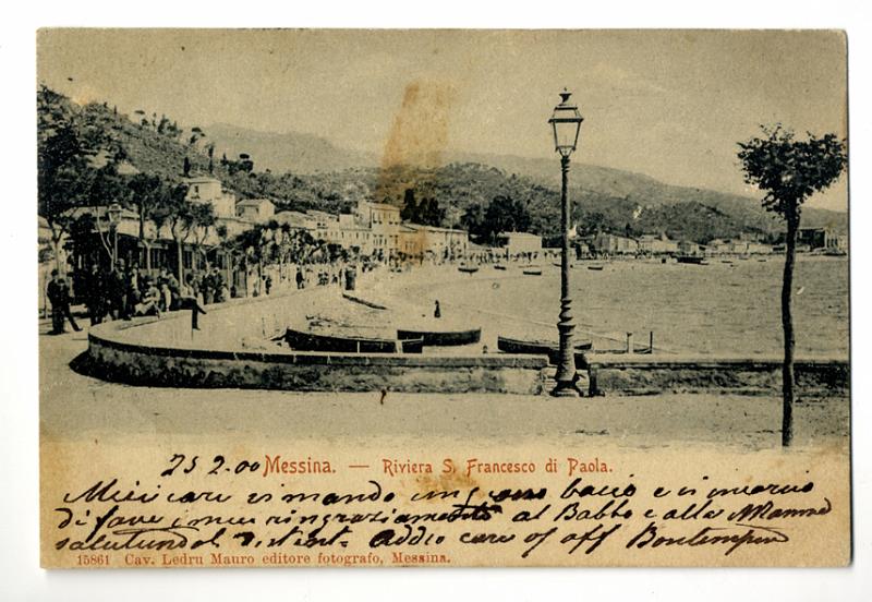 A3P5-f_1.jpg - Messina - Riviera S.Francesco di Paola. 15861 Cav. Ledru Mauro editore fotografo, Messina.